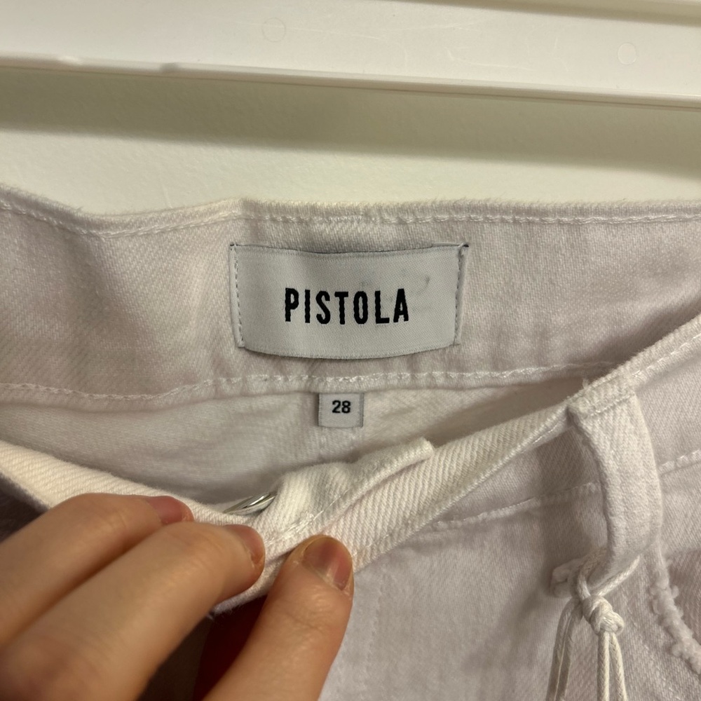 NWT Pistola High Rise Presley Relaxed Roller Jeans - Picture 7 of 13